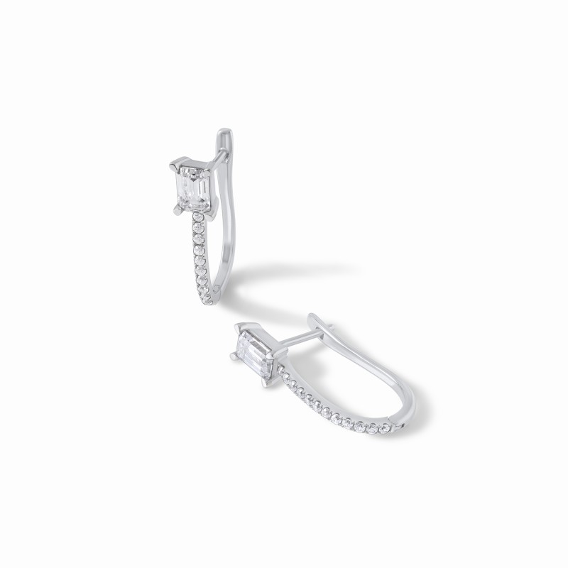  Emerald Clip Earrings 