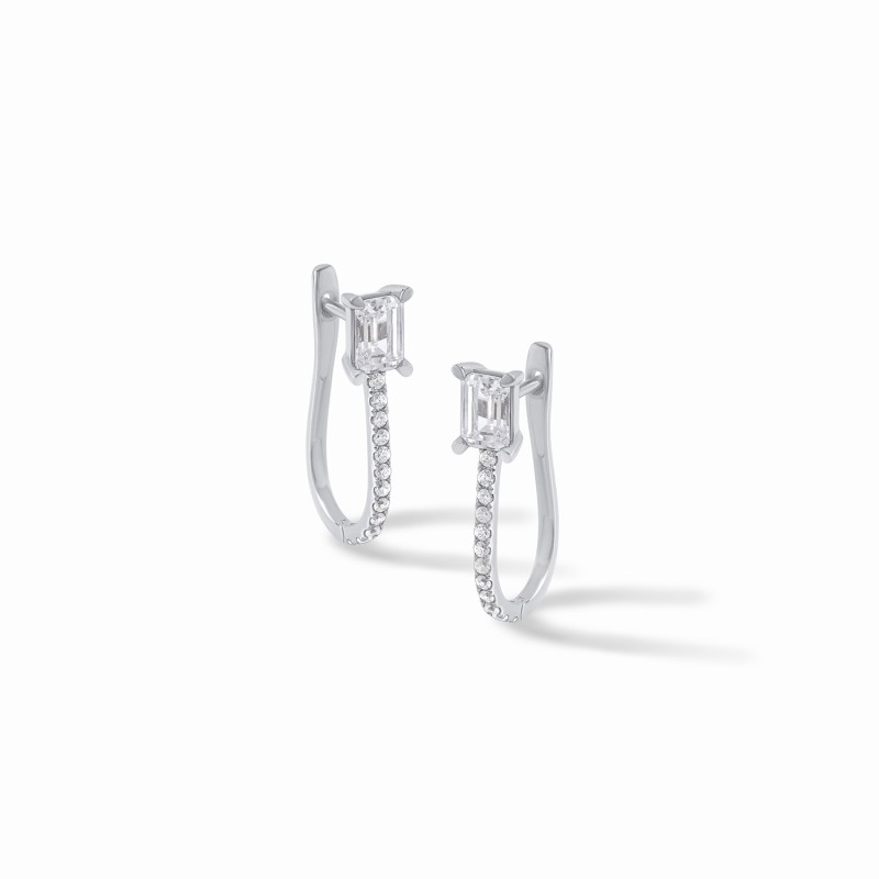  Emerald Clip Earrings 