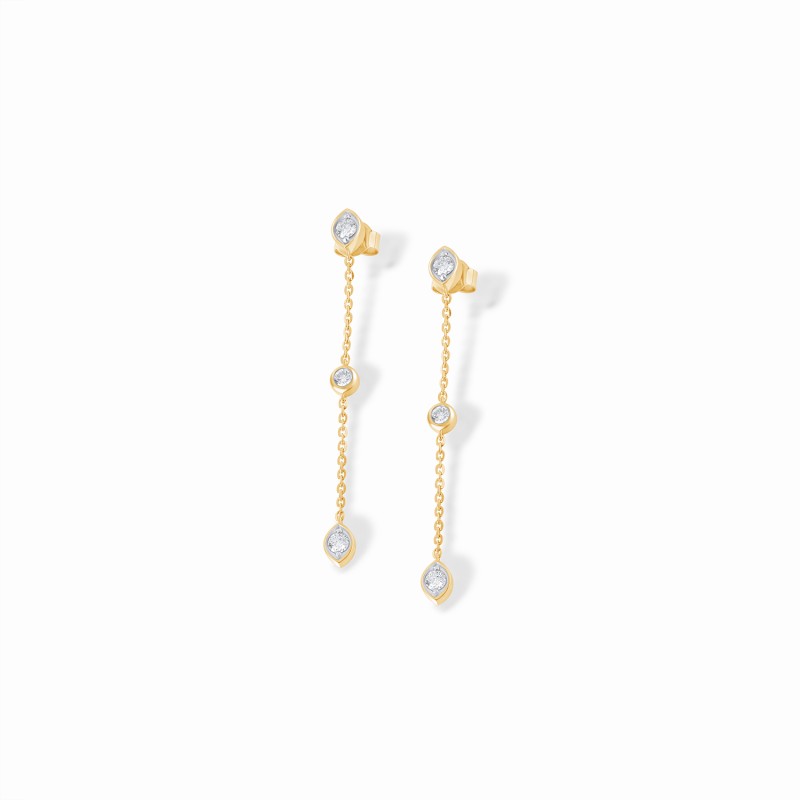  Drop Chain Earrings 