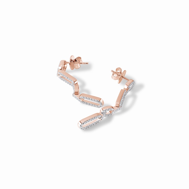  Long Link Earrings 