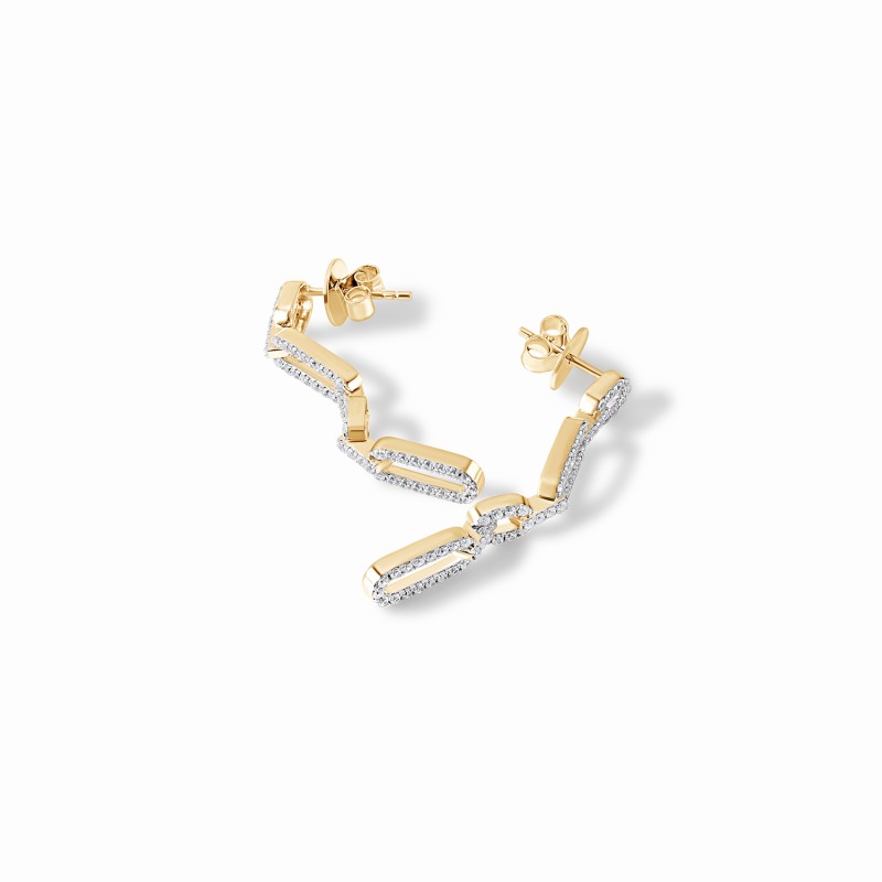  Long Link Earrings 
