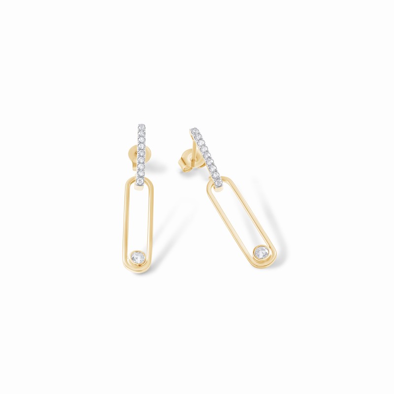  Drop Link Earrings  