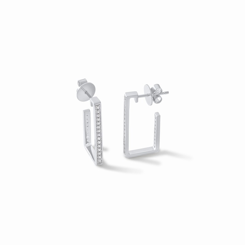 Rectangular Radiance Earrings