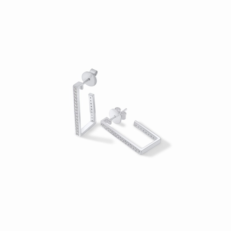 Rectangular Radiance Earrings
