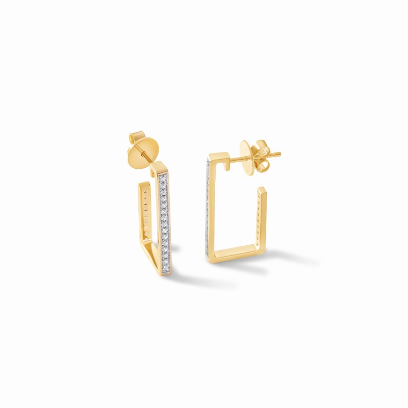 Rectangular Radiance Earrings