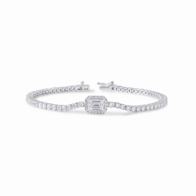 Halo Emerald Catalyst Bracelet