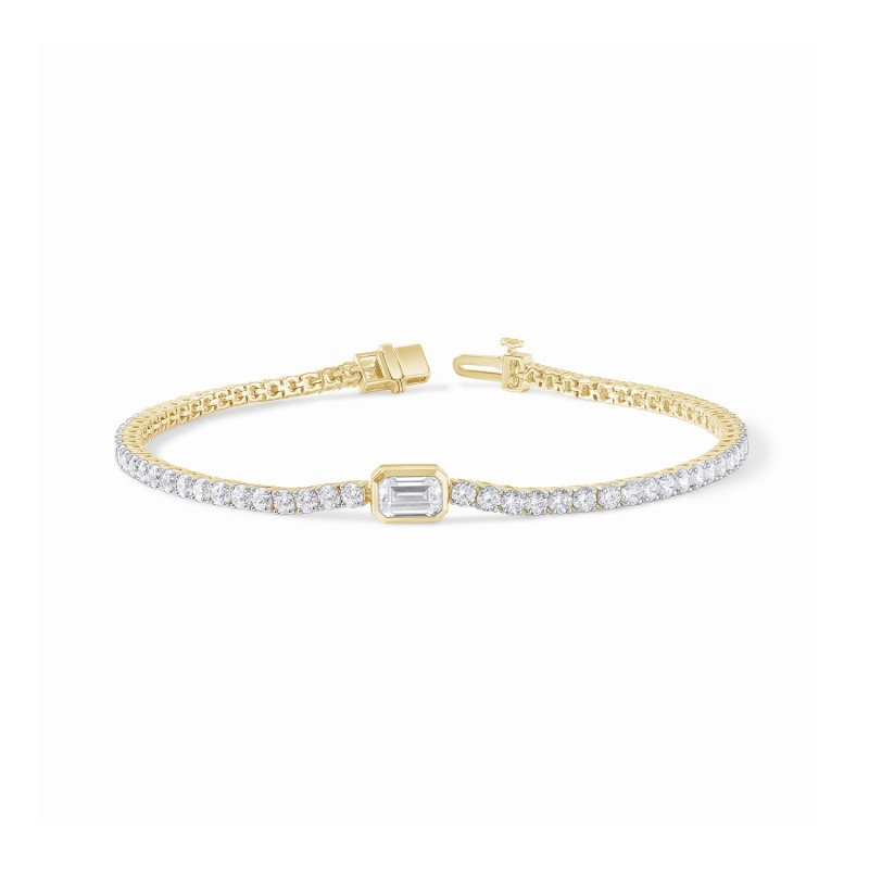 Bezel Emerald Catalyst Bracelet