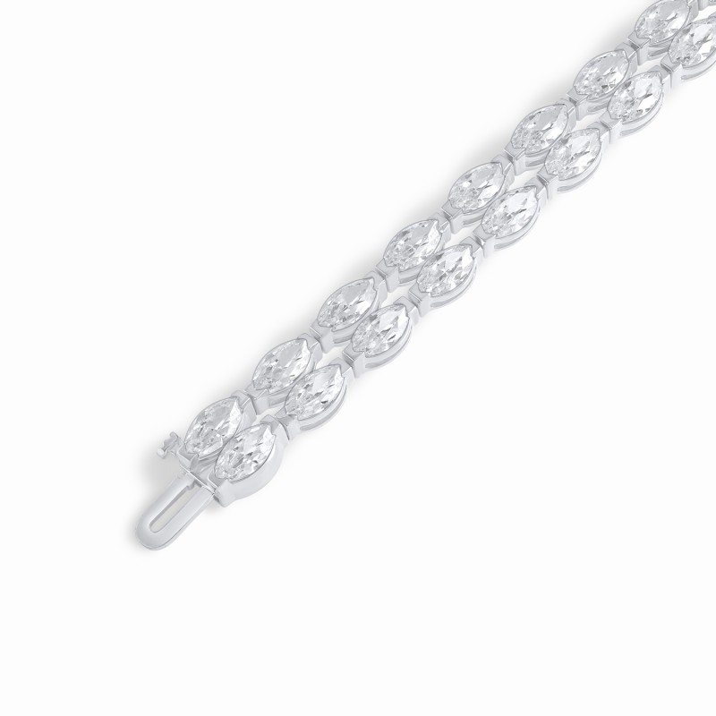Signature 2 Row Marquise Bracelet