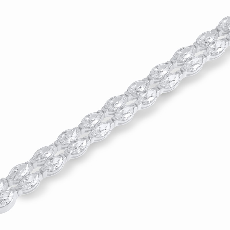 Signature 2 Row Marquise Bracelet