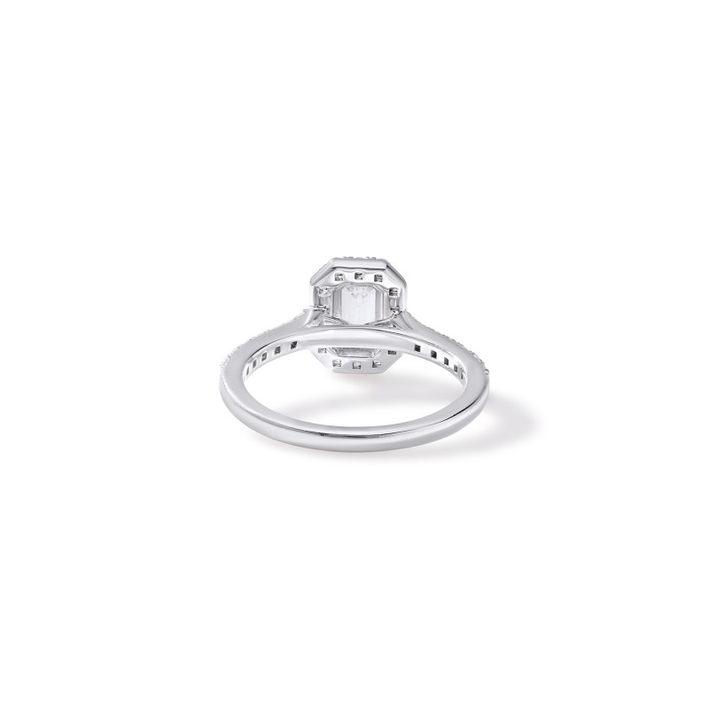 Emerald Halo Engagement Ring