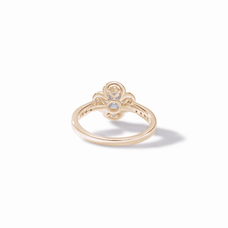  Signature Clover Engagement Ring 