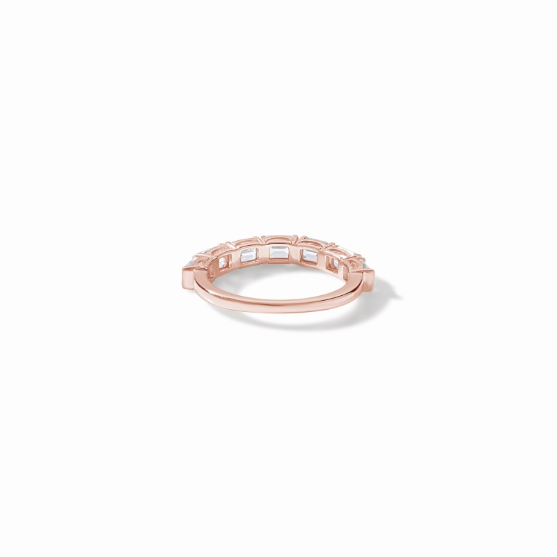 Urban Emerald Half Eternity Ring