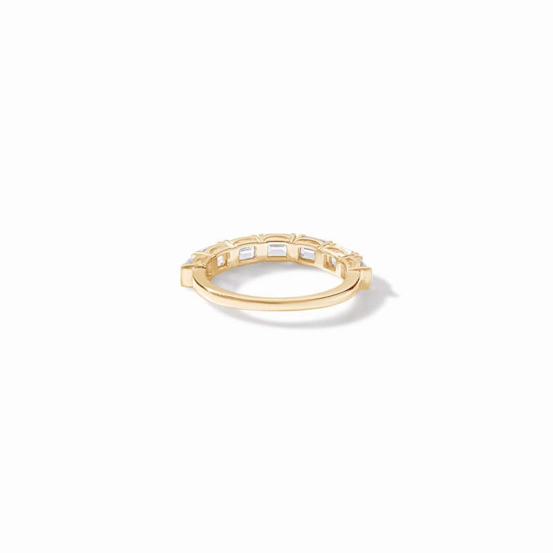 Urban Emerald Half Eternity Ring
