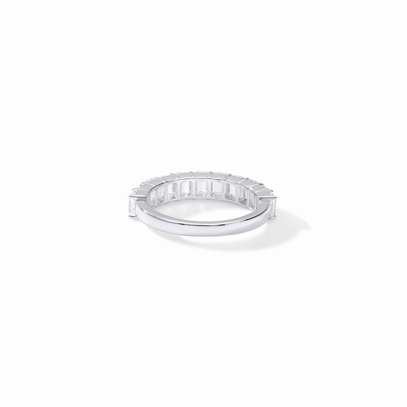 Emerald Half Eternity Ring 