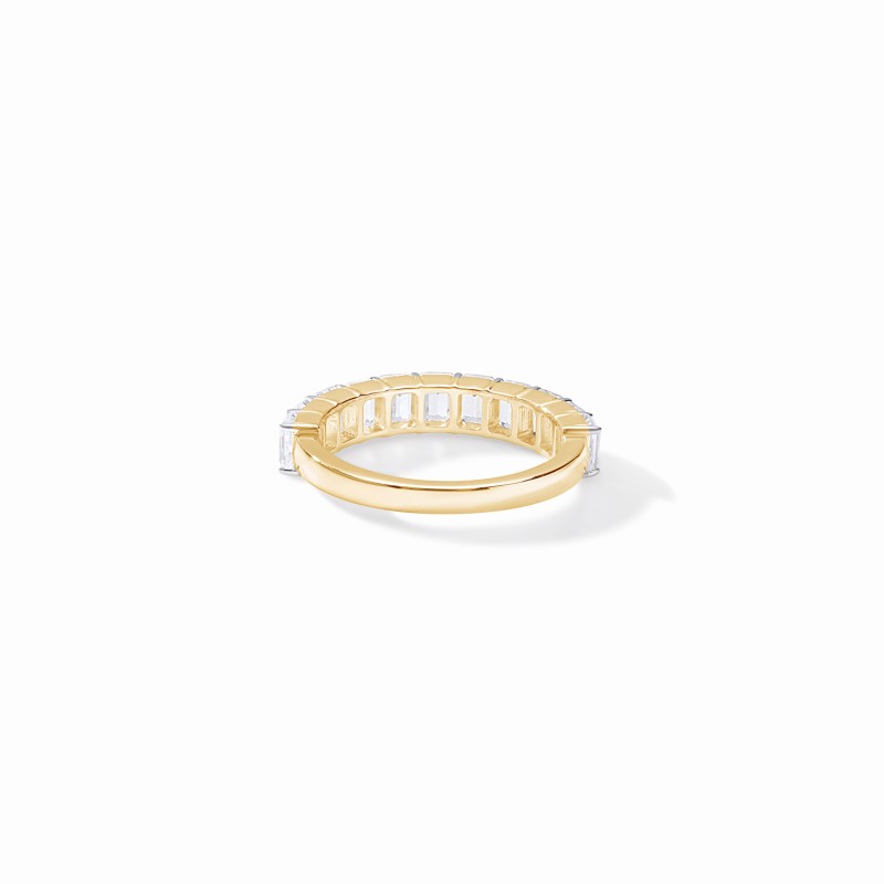  Emerald Half Eternity Ring 