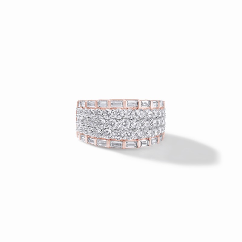  5 Row Diamond Band 