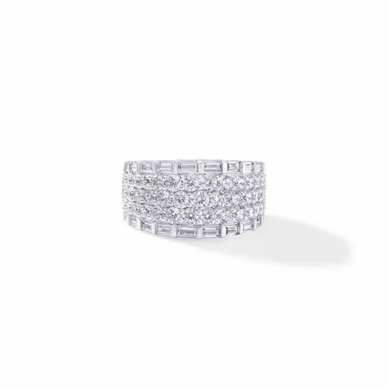  5 Row Diamond Band 