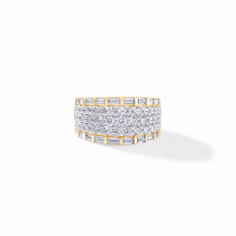 5 Row Diamond Band 