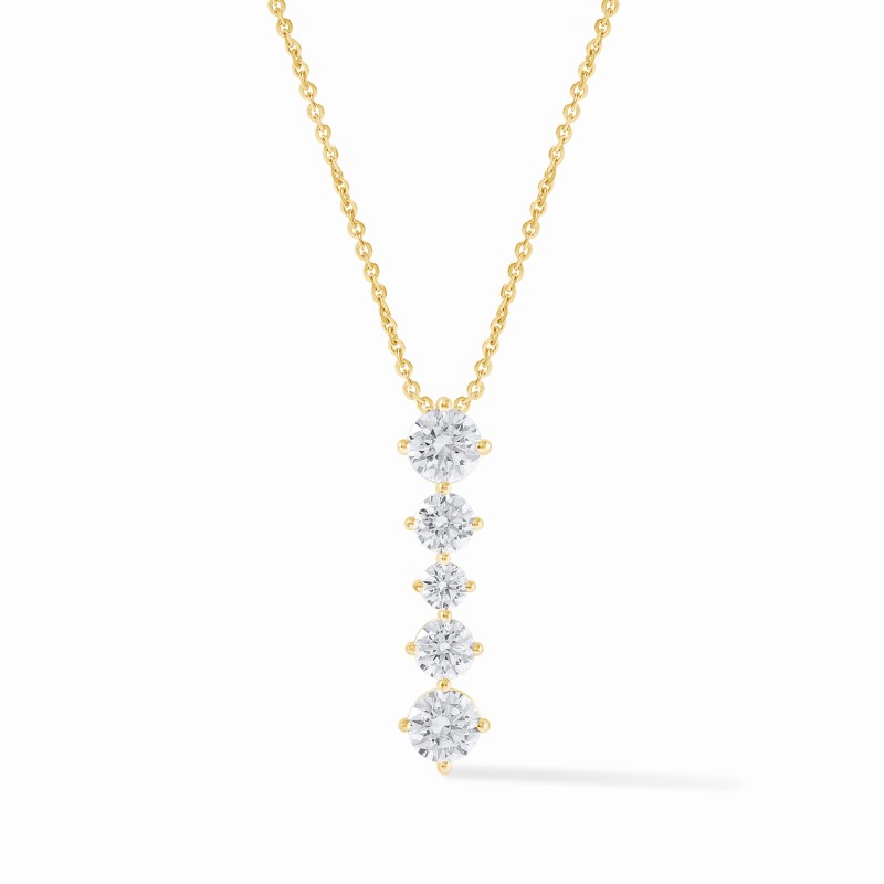 Five Stone Gradient Necklace