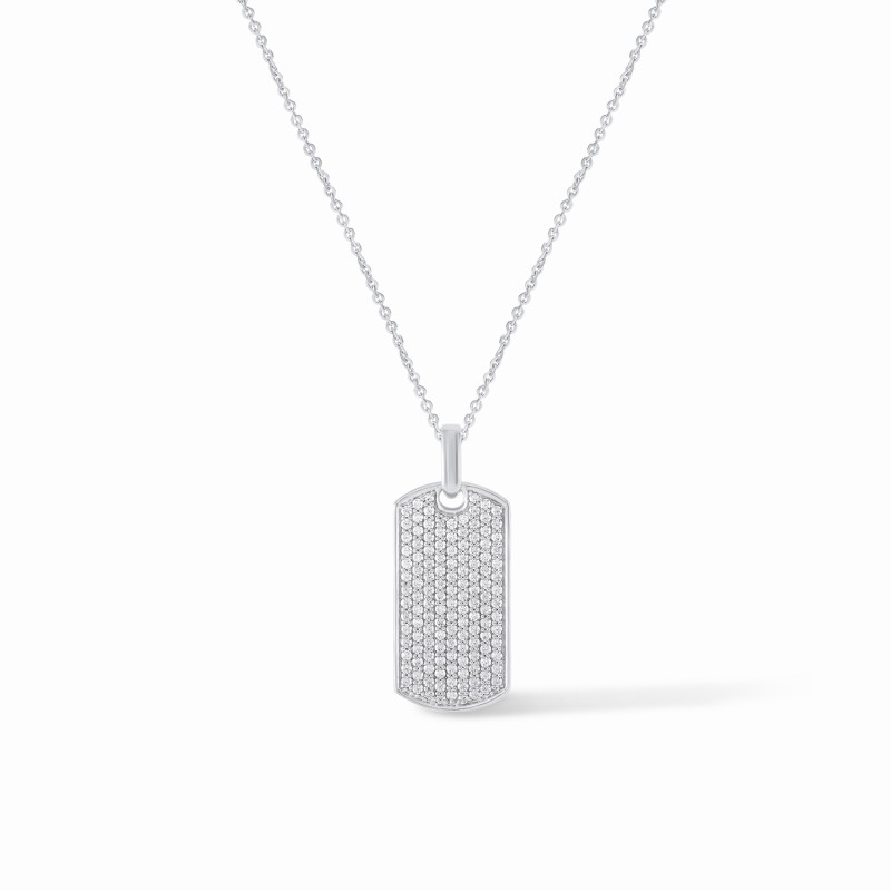 Embellished Tag Necklace