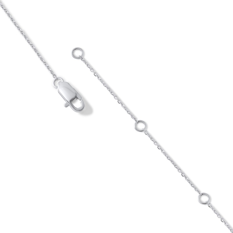 Solitaire Halo Necklace
