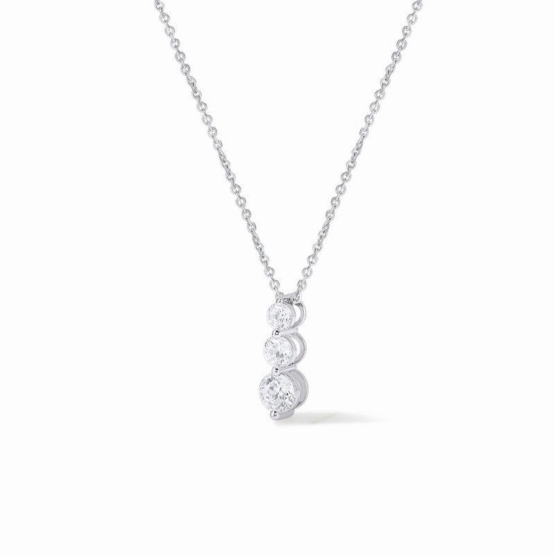 Three Stone  Necklace