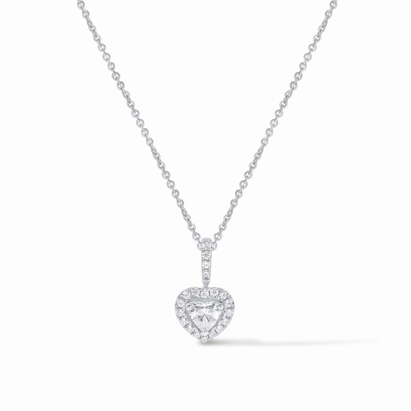 Solitaire Heart Necklace