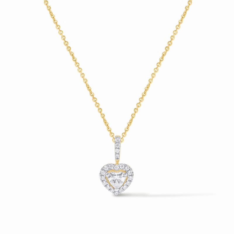 Solitaire Heart Necklace